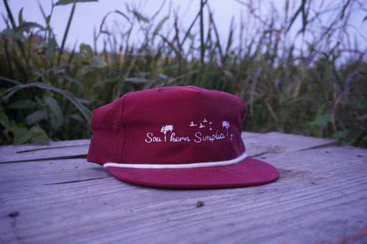 Maroon Rope Hat (O.G. Style)